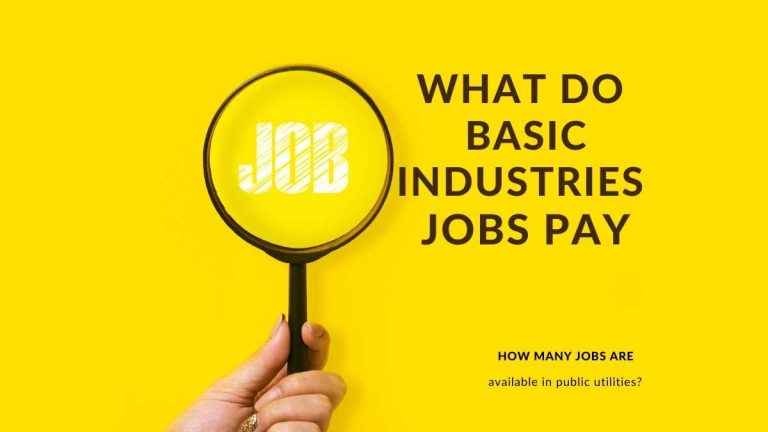 What do basic industries jobs pay?