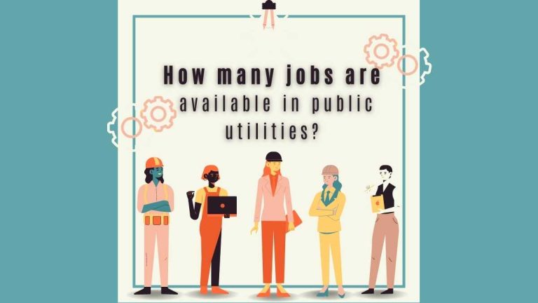 how many jobs are available in public utilities?
