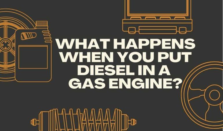What happens when you put diesel in a gas engine?