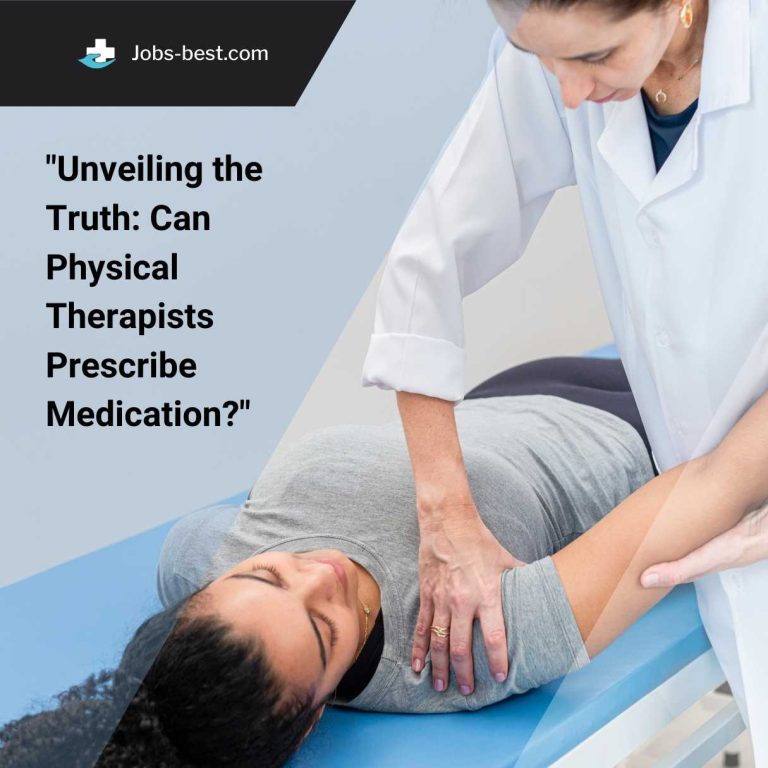 Unveiling the Truth: Can Physical Therapists Prescribe Medication?
